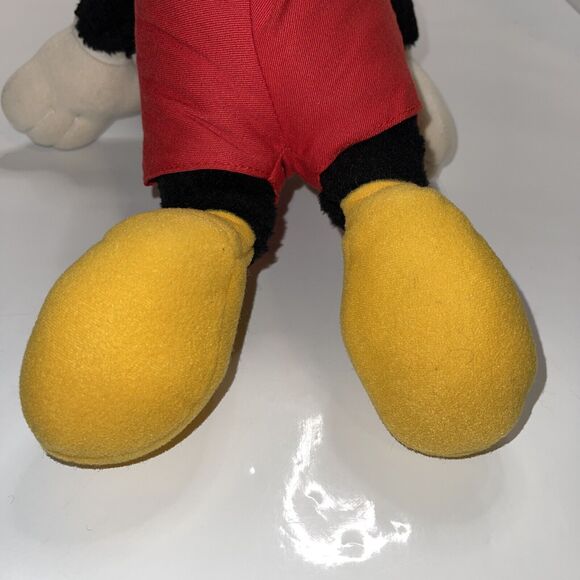 Vintage Disney Mickey Mouse Red Pants Plush 15" Playskool 70130 Stuffed Toy - Picture 9 of 12